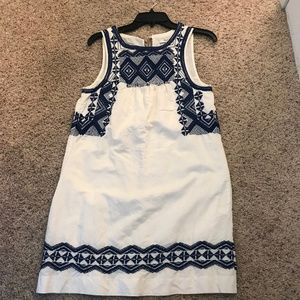 Madewell embroidered Stitchtake Dress XS